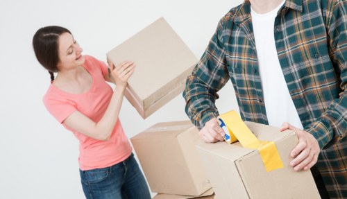 Man and a Van service assisting with a business move